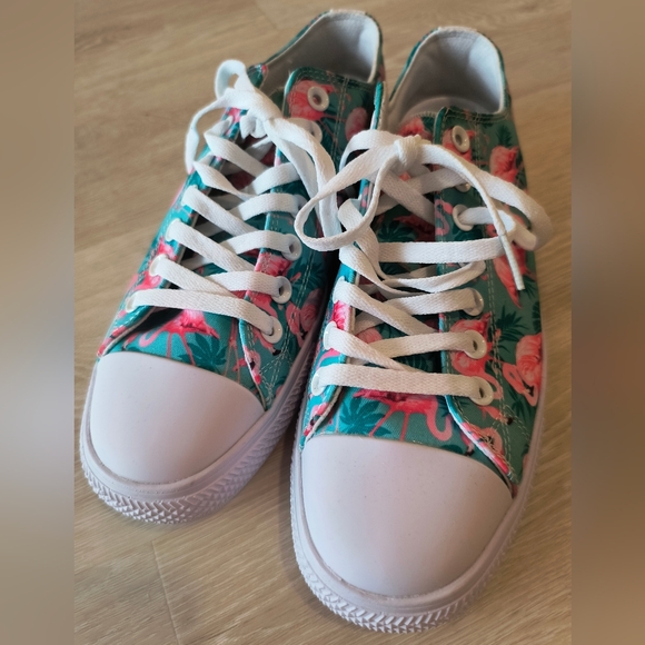 Yes We Vibe Shoes - Flamingo Yes We Vibe Sneakers